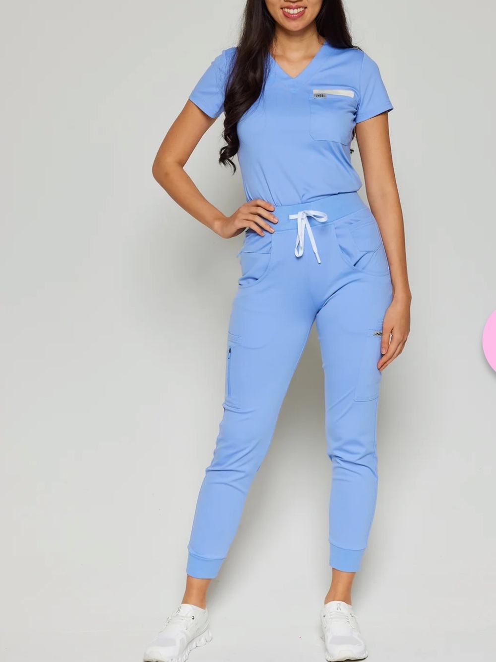 Ashh Aneesa Ceil Scrub top + joggers